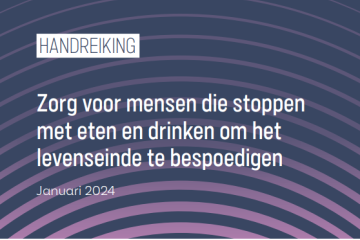 Handreiking Bewust stoppen met eten en drinken nu ook in het Engels